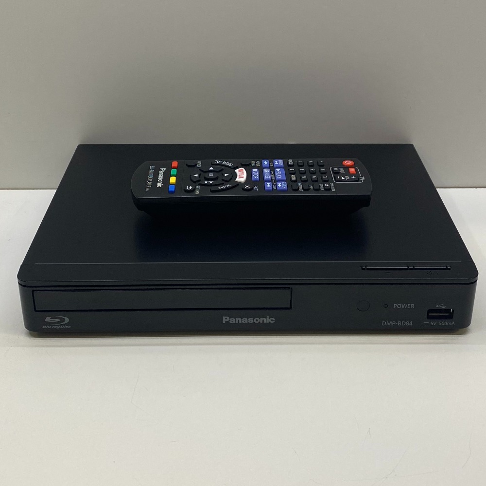 Panasonic DMPBD84 Blu Ray Disc Player with Remote Black Own4Less